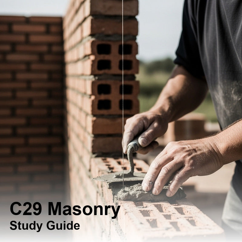Peerless Study Guide Book: Masonry (C-29)