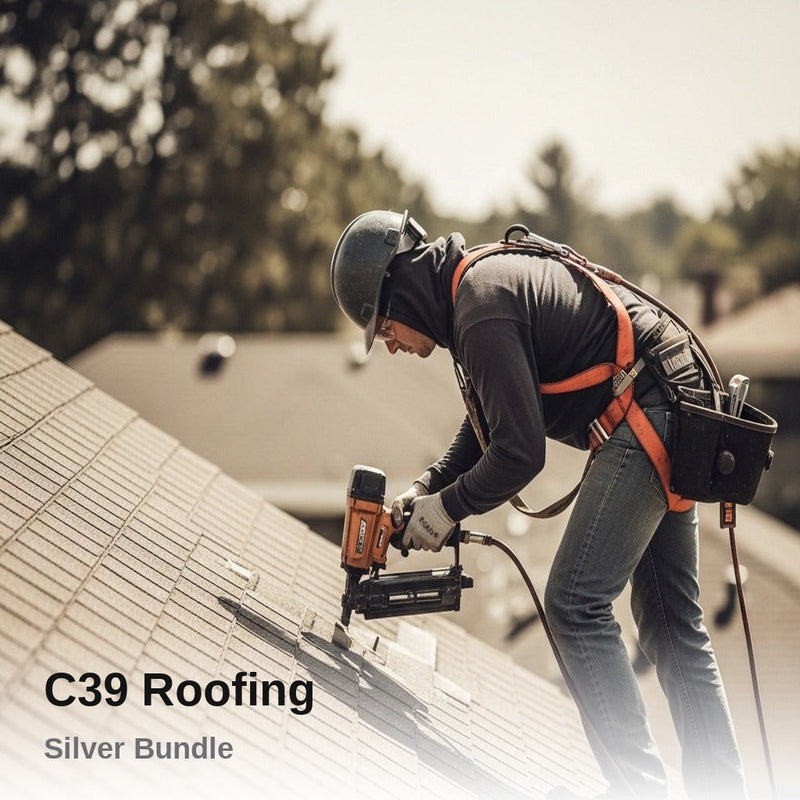 Roofing (C-39) Study Guide Book + Online Practice Exam - Silver Bundle