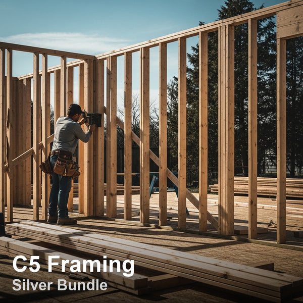 Framing & Rough Carpentry (C-5) Study Guide Book + Online Practice Exam