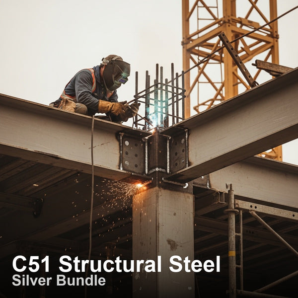 Structural Steel (C-51) Study Guide Book + Online Practice Exam