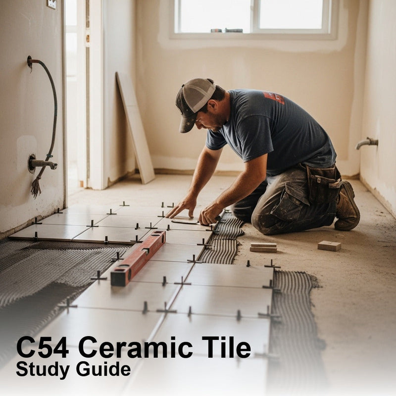 Peerless Study Guide Book: Ceramic & Mosaic Tile (C-54)