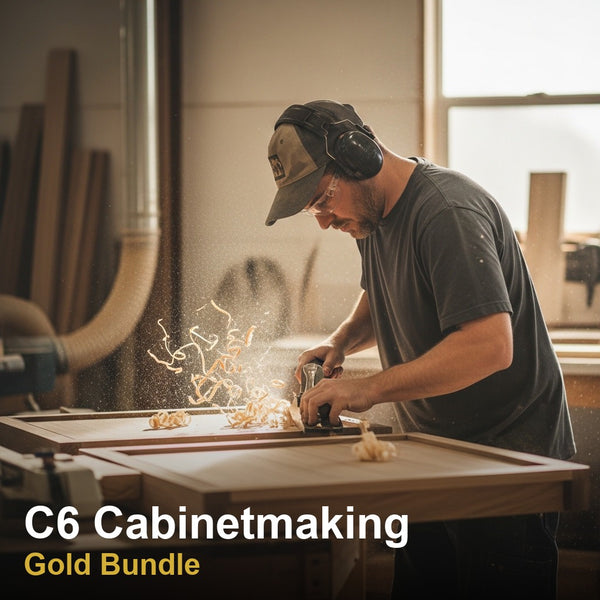 Cabinet, Millwork, and Finish Carpentry (C-6) Study Guide Book and Online Practice Exam + Law and Business Online Practice Exam