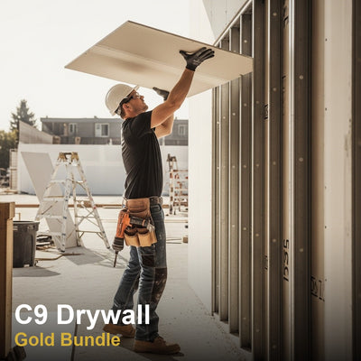 Drywall (C-9) Study Guide Book and Online Practice Exam + Law and Business Online Practice Exam