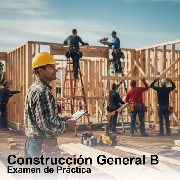 Licencia CSLB en Construcción General (B): Examen de Práctica