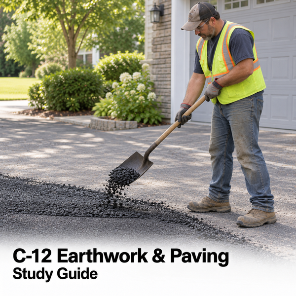 CSLB Earthwork and Paving (C-12): Study Guide