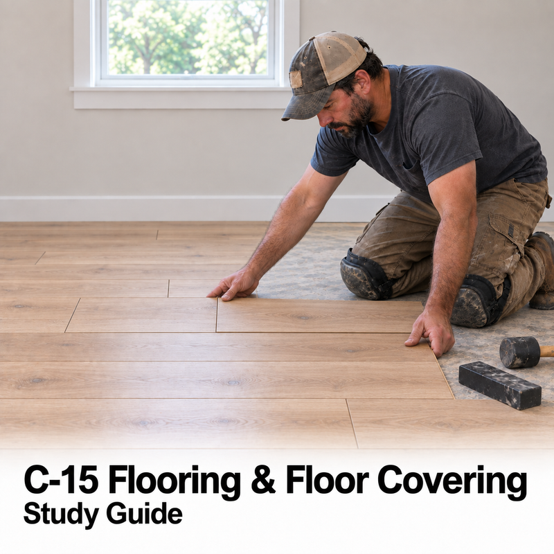 CSLB Flooring and Floor Covering (C-15): Study Guide cover
