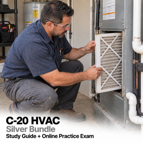 CSLB HVAC (C-20): Study Guide and Online Practice Exam