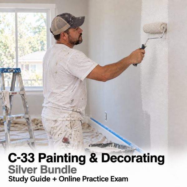 CSLB Painting and Decorating (C-33): Study Guide and Online Practice Exam