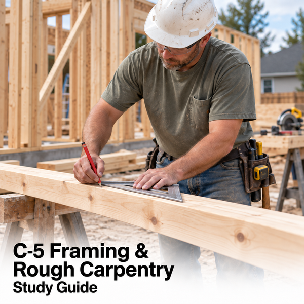 CSLB Framing and Rough Carpentry (C-5): Study Guide