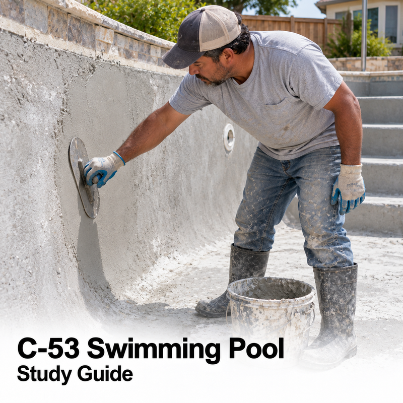 CSLB Swimming Pool (C-53): Study Guide cover