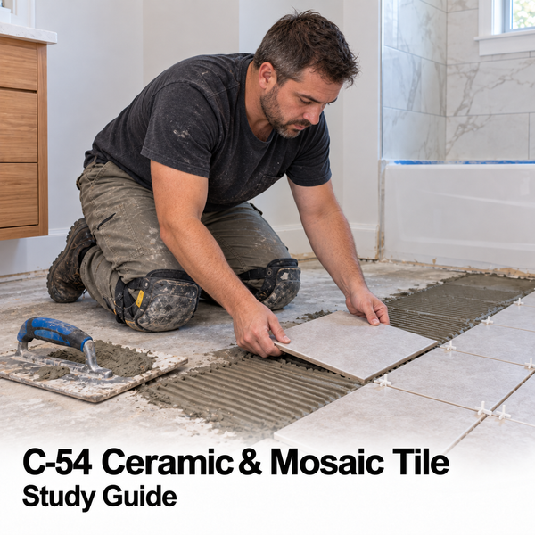 CSLB Ceramic and Mosaic Tile (C-54): Study Guide