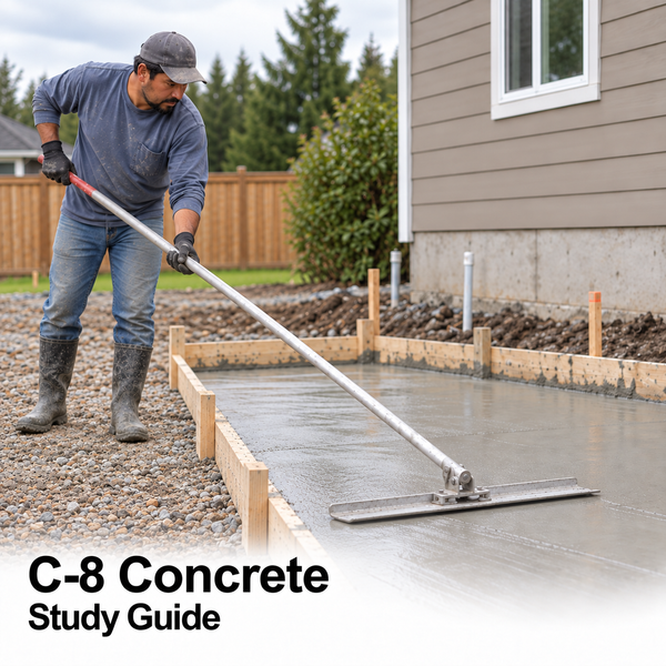 CSLB Concrete (C-8): Study Guide