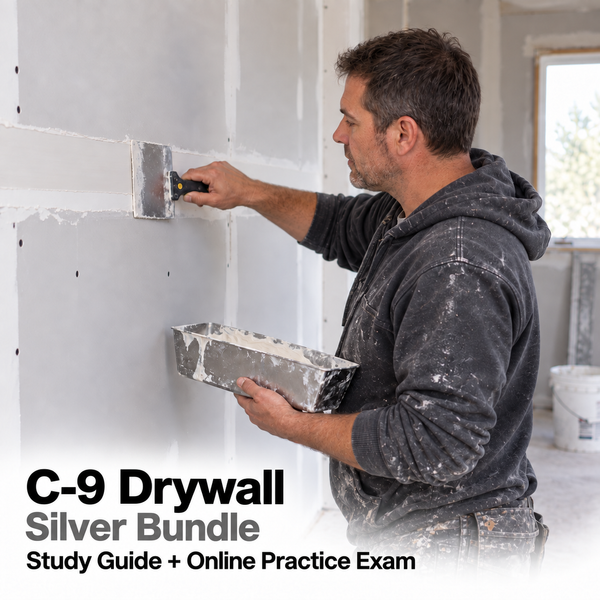 CSLB Drywall (C-9): Study Guide and Online Practice Exam