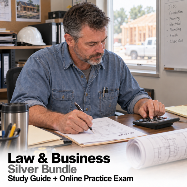 CSLB Law and Business: Study Guide and Online Practice Exam