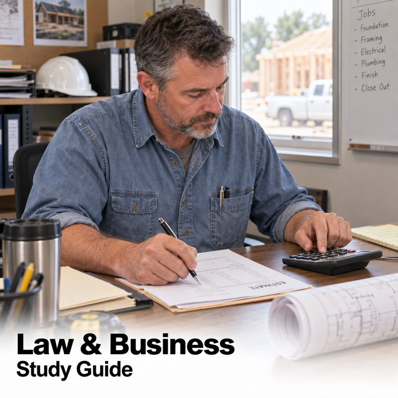 CSLB Law and Business: Study Guide cover